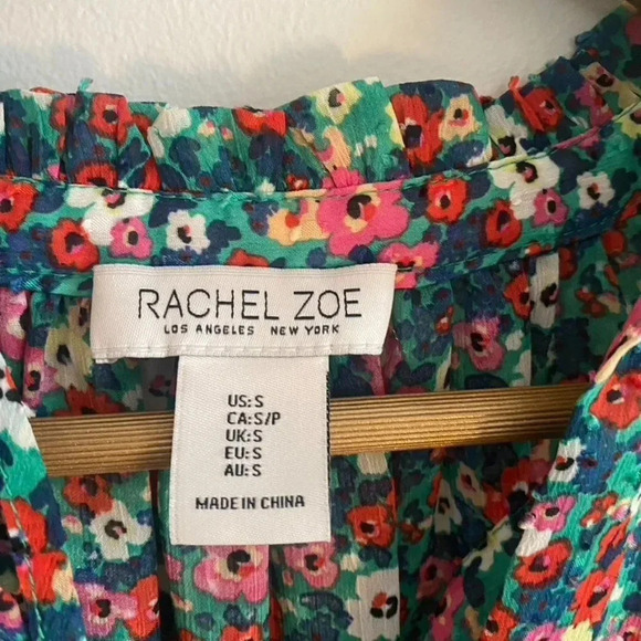 Rachel Zoe Floral Cottage core Blouse - Picture 9 of 15